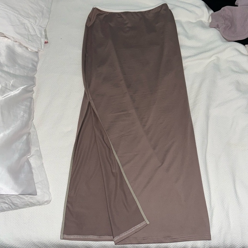 Edikted Bodycon Maxi Skirt with Slit